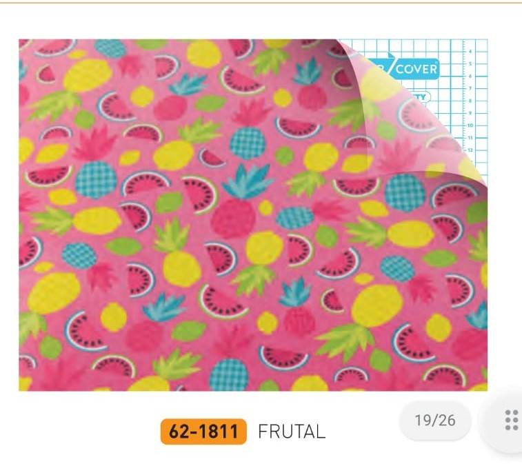 Rollo Autoadhesivo Lama 45X10 Mts Frutal 1811
