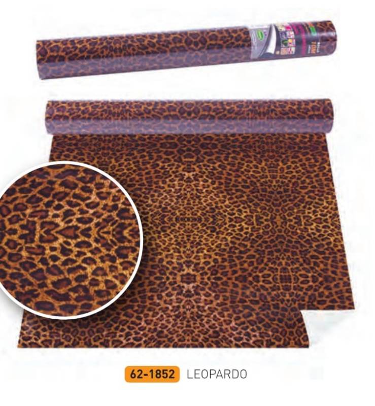 Rollo Autoadhesivo Lama 45X10 Mts Leopardo 1852
