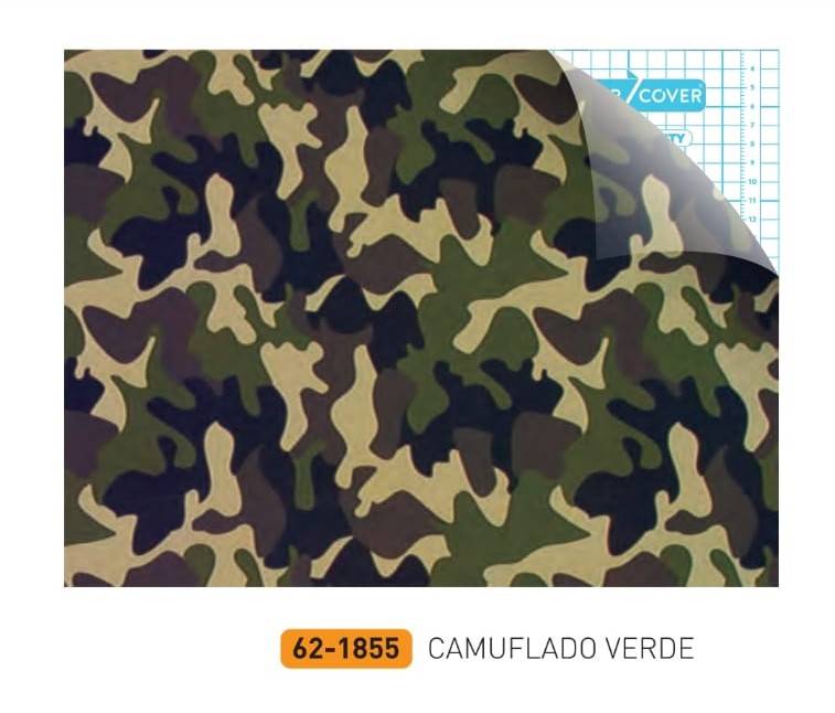 Rollo Autoadhesivo Lama 45X10 Mts Camuflado 1855