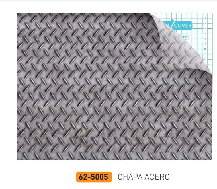 Rollo Autoadhesivo Lama 45X10 Mts Textura Acero 5005