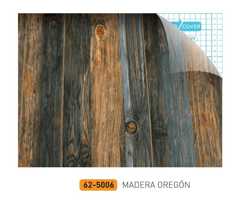 Rollo Autoadhesivo Lama 45X10 Mts Textura Madera Obregón 5006