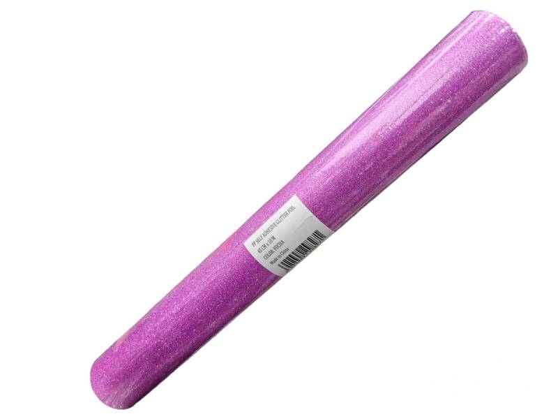 Rollo Autoadhesivo 45X10 Mts Glitter Fucsia