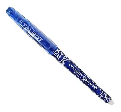 Lapicera Roller Talbot Borrable Azul Rx 0,7Mm