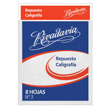 Repuesto Rivadavia N°3 Caligrafia 13