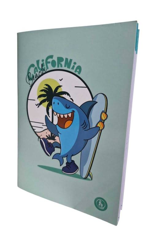 Libreta Ry Acaballada 64Hjs 10.5 X 15 Cm Shark
