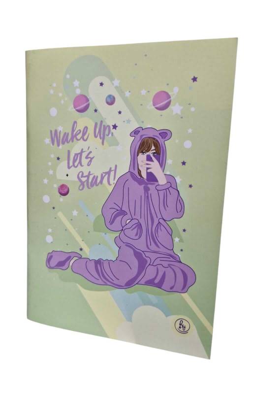Libreta Ry Acaballada 64Hjs 10.5 X 15 Cm Wake Up