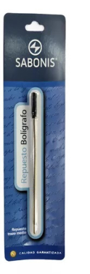 Repuesto Sabonis P/Boligrafo Tipo Cross Negro 