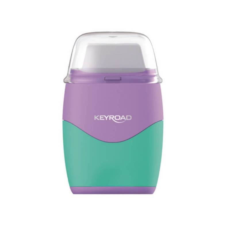 Sacapuntas Keyroad Pastel C/Goma Y 2 Orificios Kr972412