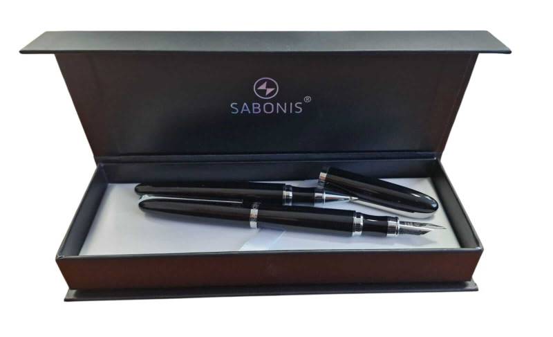 Lapicera Pluma Sabonis + Roller I14 Imperial Brooklyn En Estuche