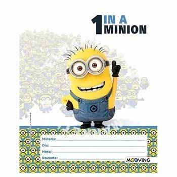 Separador De Materias Escolar Mooving Minions 1159