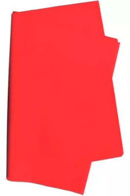 Papel Barrilete Fluo Rojo Paq X 10