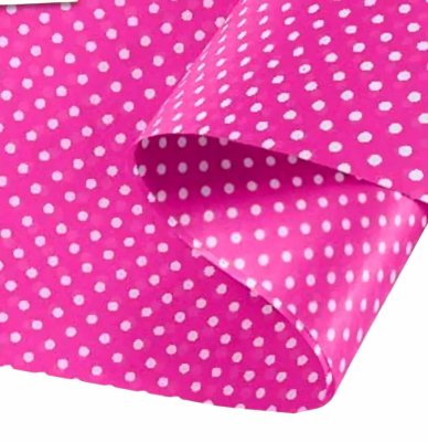 Papel Barrilete Lunares Fucsia Paq X 10