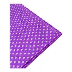 Papel Barrilete Lunares Lila Paq X 10