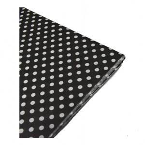 Papel Barrilete Lunares Negro Paq X 10