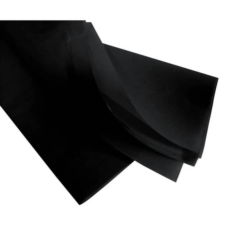 Papel Barrilete Color Negro Paq X 50