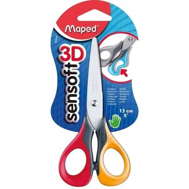 Tijera Maped Sensoft P/Zurdos 13,5 Cm  Ref: 693500