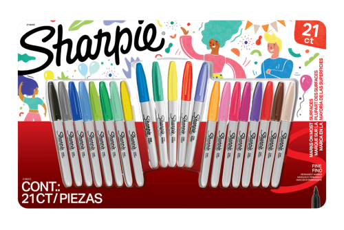 Marcador Sharpie Celebration Fino Set 21 Colores