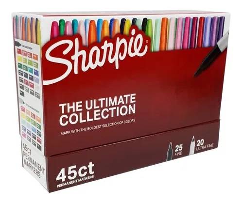 Marcador Sharpie Ultimate Pack X 45 Pz 2011580