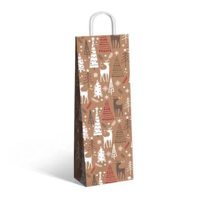 Bolsa P/Regalo Romipack Snow Wine 14X40