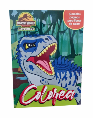 Libro Vertice Colorea Jurassic World 6180