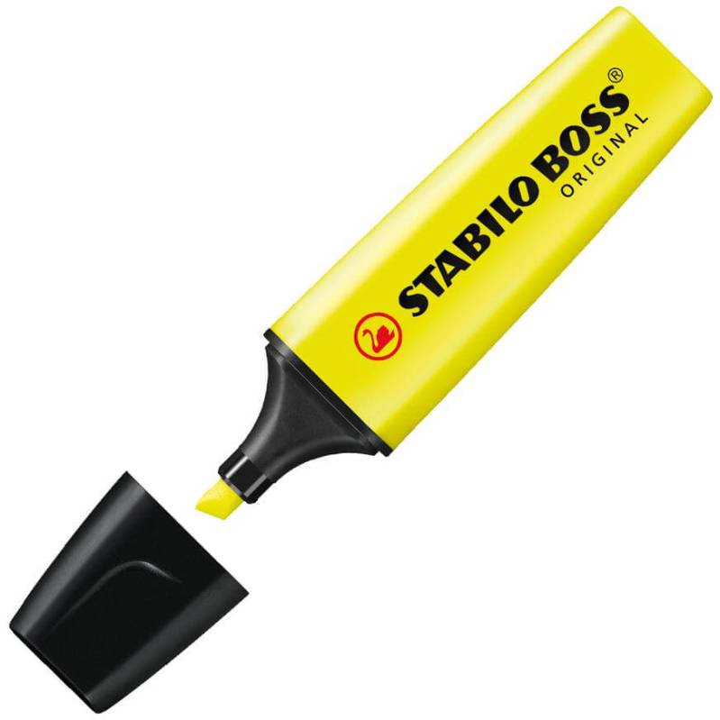 Resaltador Stabilo Boss Fluo Amarillo