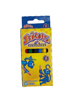 Plastipinturitas Señorita X 6 Unid