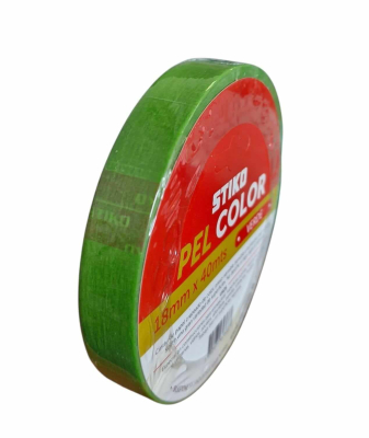 Cinta De Papel 18Mm X 40Mts Stiko Color Verde