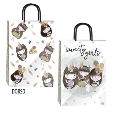 Bolsa P/Regalo Romipack Sweet Girls 14X20