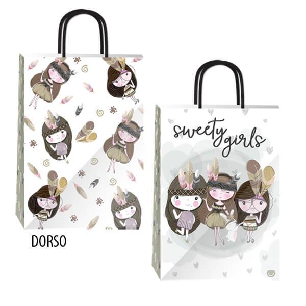 Bolsa P/Regalo Romipack Sweet Girls 14X20