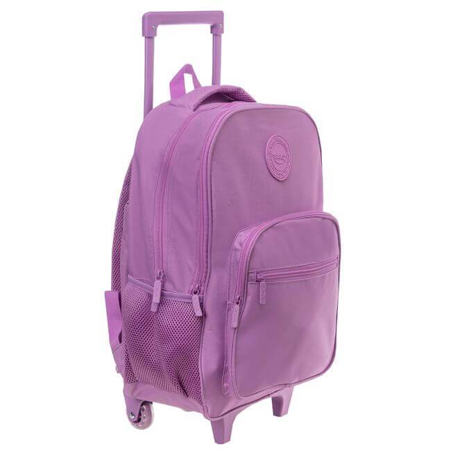 Mochila Talbot C/Carro 17 Kart Lisa Lila 7301