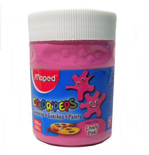 Témpera En Pote X 250 Ml Metal Rosa Maped