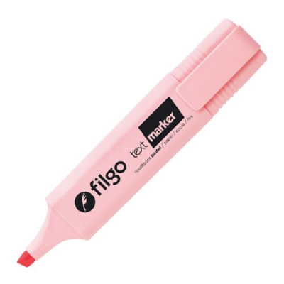 Resaltador Filgo Text Marker Pastel Rosa Pta Biselada