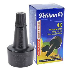 Tinta Para Sellos Pelikan 4K - 28 Cm3 Negro