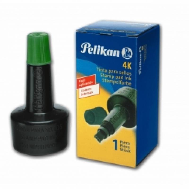 Tinta Para Sellos Pelikan 4K - 28 Cm3 Verde