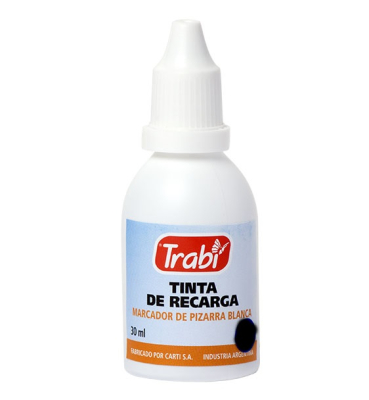 Tinta Trabi Para Marcador Pizarra 30 Cm³ Negro
