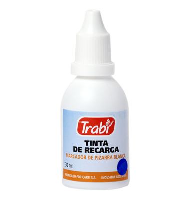Tinta Trabi Para Marcador Pizarra 30 Cm³ Azul