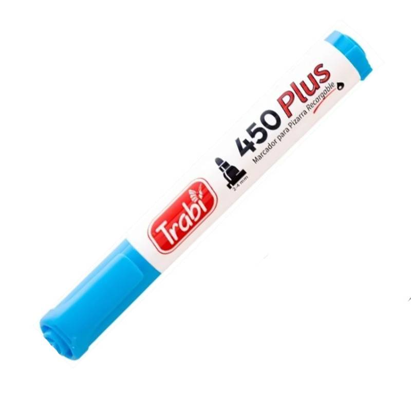Marcador Trabi 450 Celeste P/Pizarra Blanca