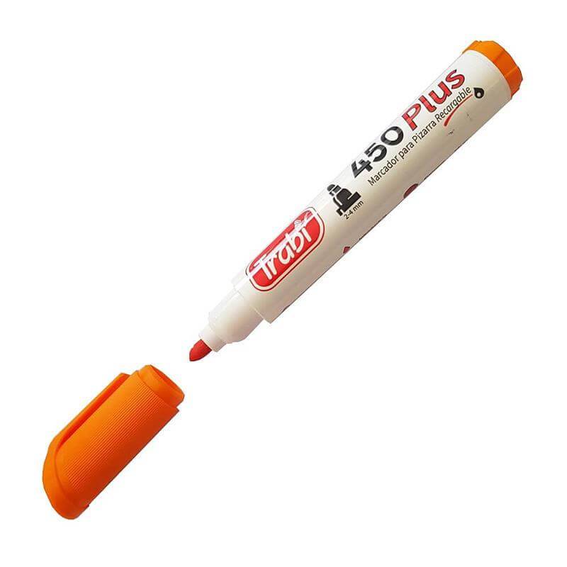 Marcador Trabi 450 Naranja P/Pizarra Blanca