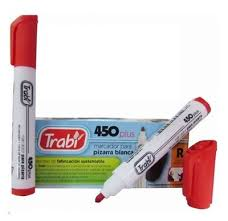 Marcador Trabi 450 Rojo P/Pizarra Blanca