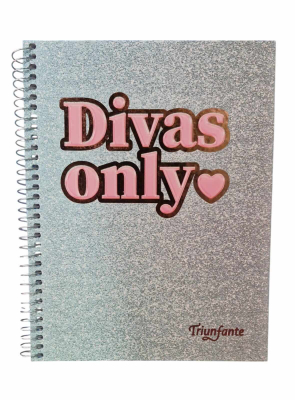 Cuaderno Triunfante Divas 16X21 C/Esp X 80 Hjs Cuadriculado