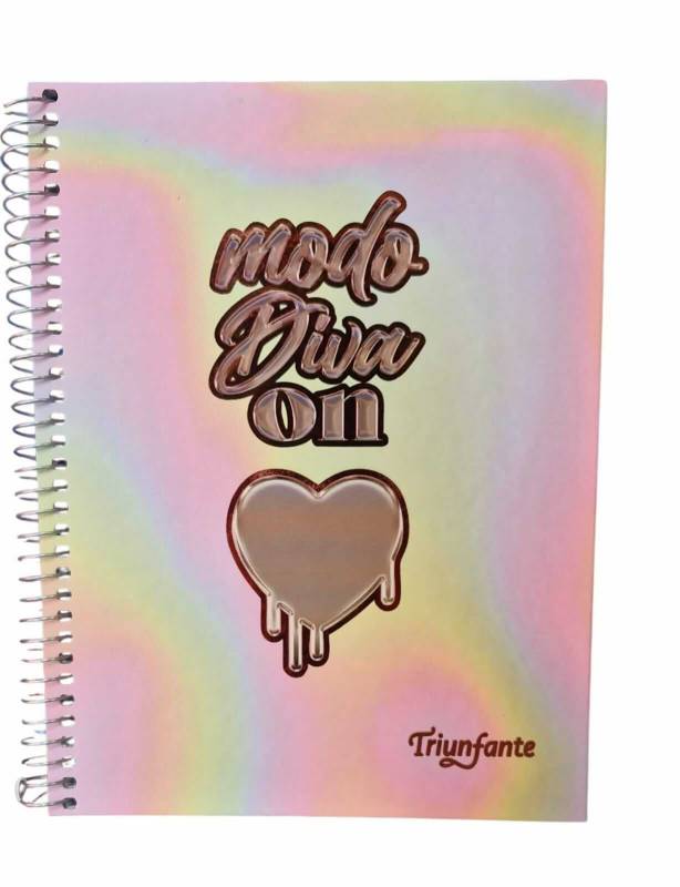 Cuaderno Triunfante Divas 16X21 C/Esp X 80 Hjs Rayado