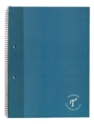 Cuaderno Triunfante Divididos 29.7 C/Esp X 80 Hjs Rayado