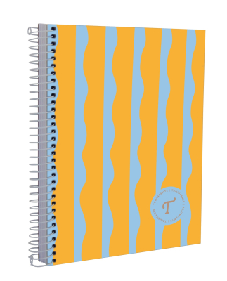 Cuaderno Triunfante Ondas 16X21 C/Esp X 80 Hjs Rayado