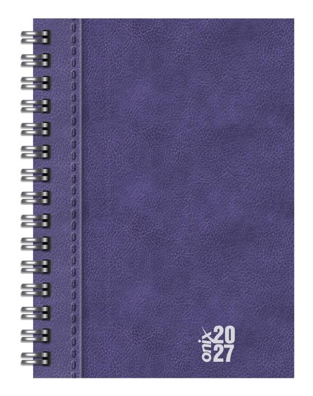 Agenda Onix 2027 C/Esp Uomo Color Azul 16X22 Semanal Td 112 P Ag27B001