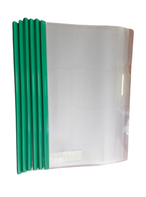 Carpeta C/Vaina Verde Oficio Util Of T/Transparente Paq X 6 Unid