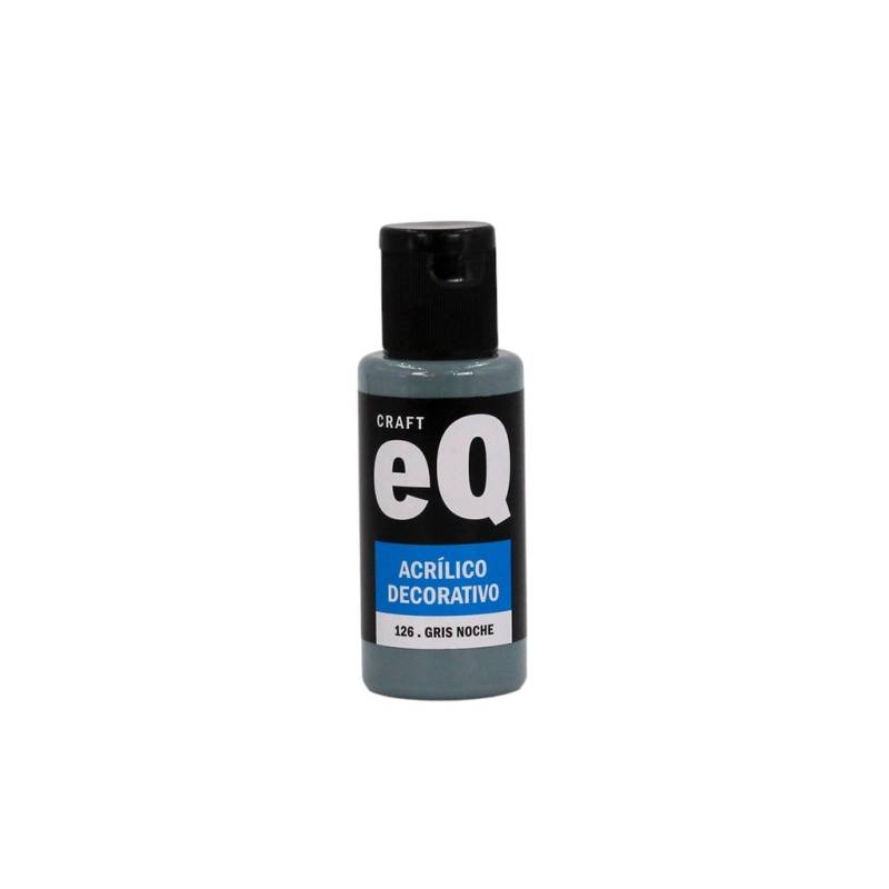 Acrílico Decorativo 126 Eq 50 Cc Gris Noche