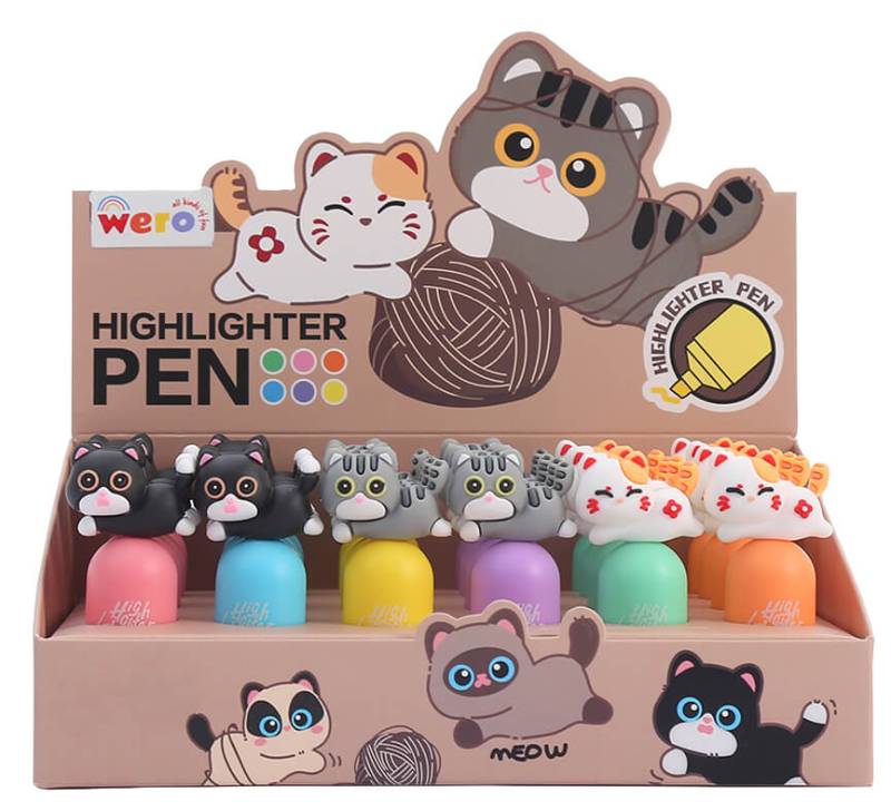 Resaltador Wero Mini Cats We4033