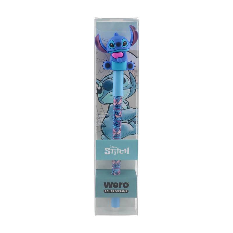 Lapicera Roller Wero Borrable Cajita Stitch We4214