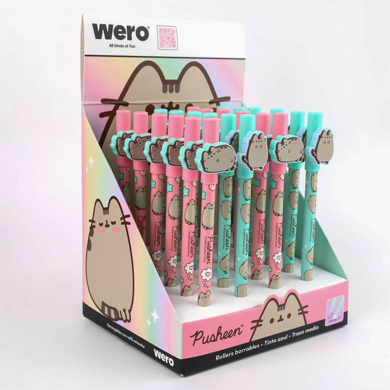 Lapicera Roller Wero Borrable Pusheen We4234