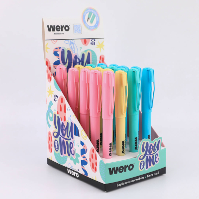 Lapicera Fuente Wero Pastel Borrable We4246